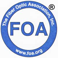 The Fiber Optic Association logo